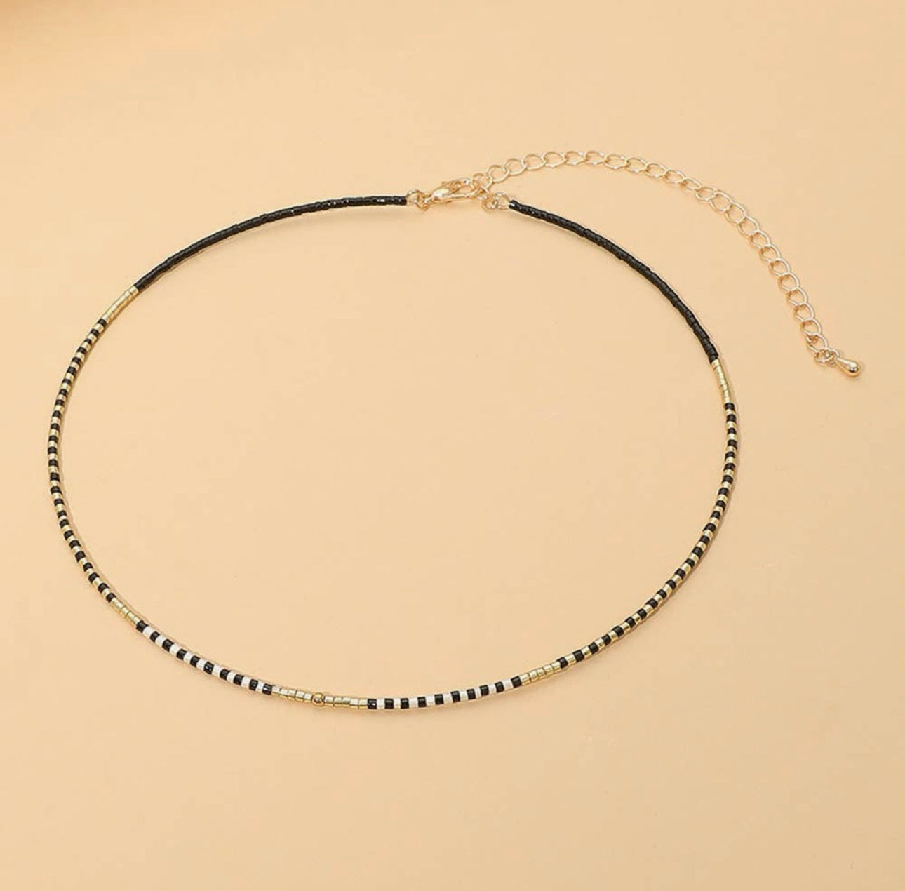 minimalist black choker