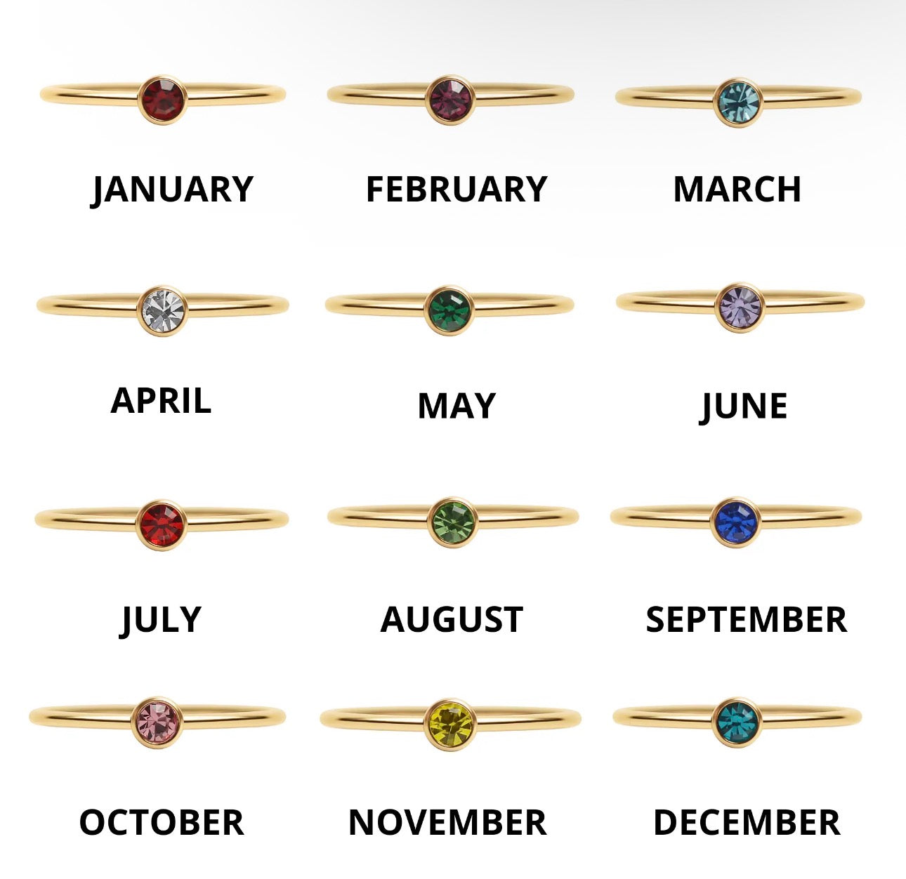 Preorder: birthstone bracelet