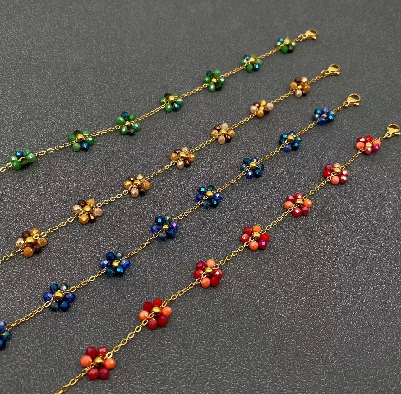 Flower Bracelets
