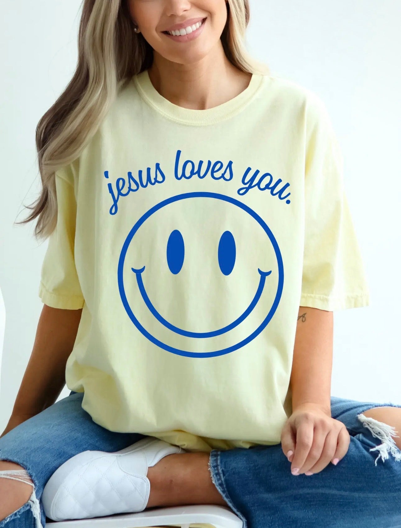 Jesus Loves You Comfort Colors Tee