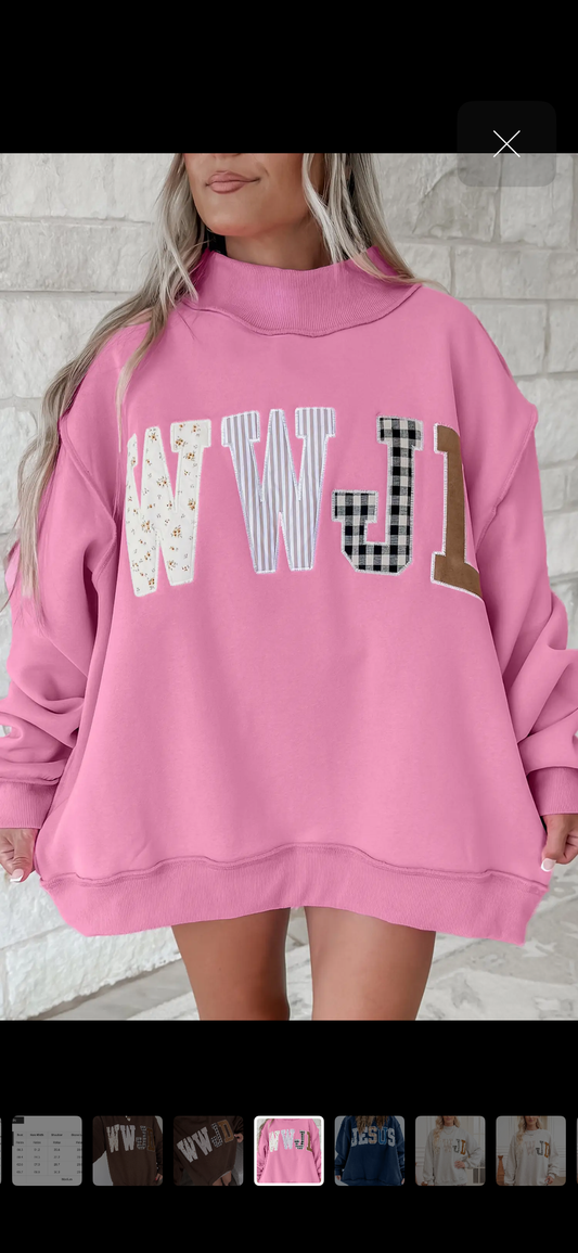 Pink WWJD XL