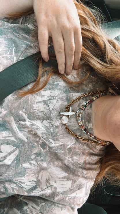 Boho Cross Necklace