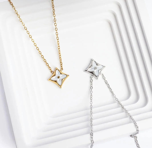 Preorder: Mother of Pearl Star Necklace