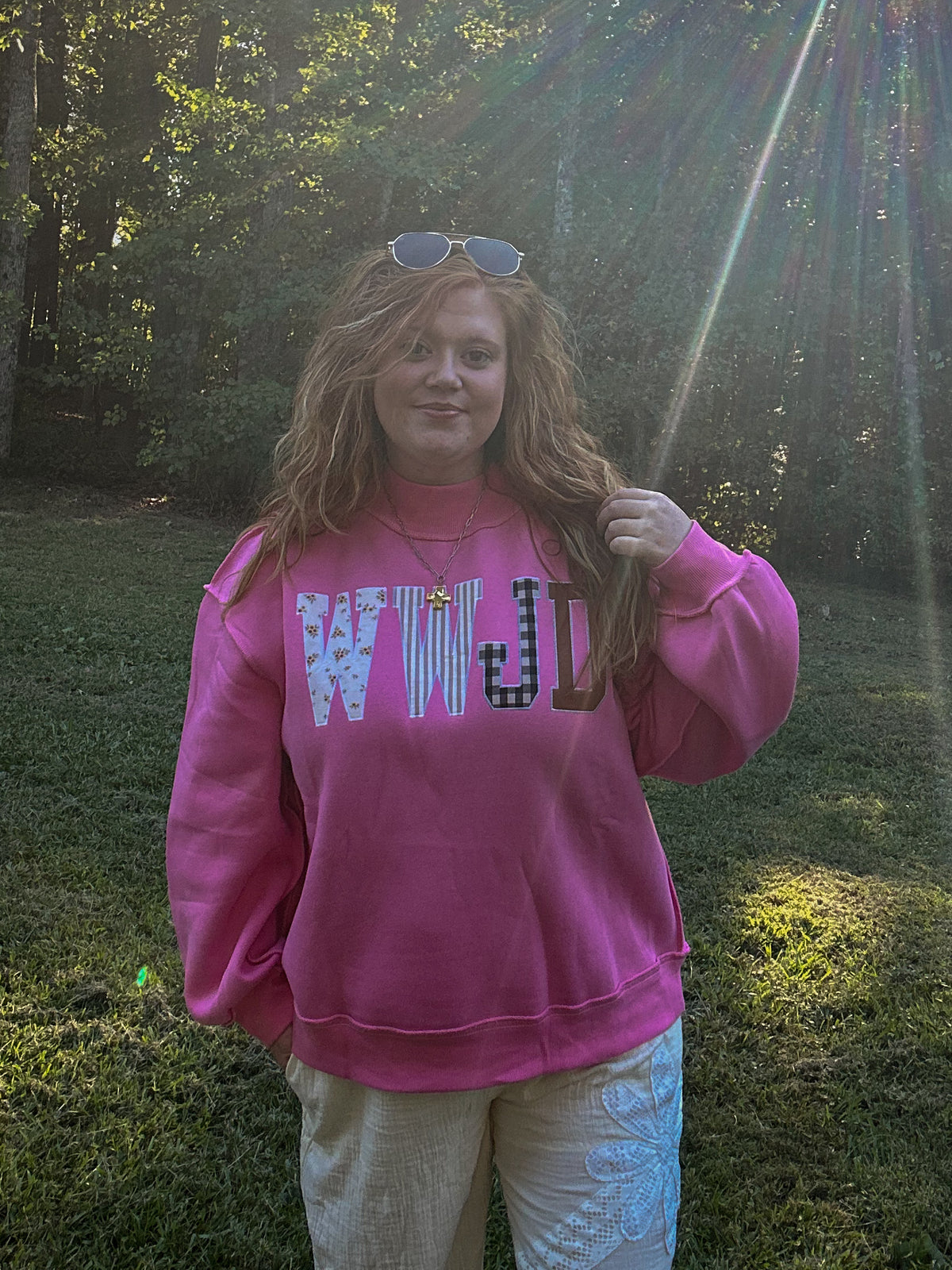Pink WWJD XL