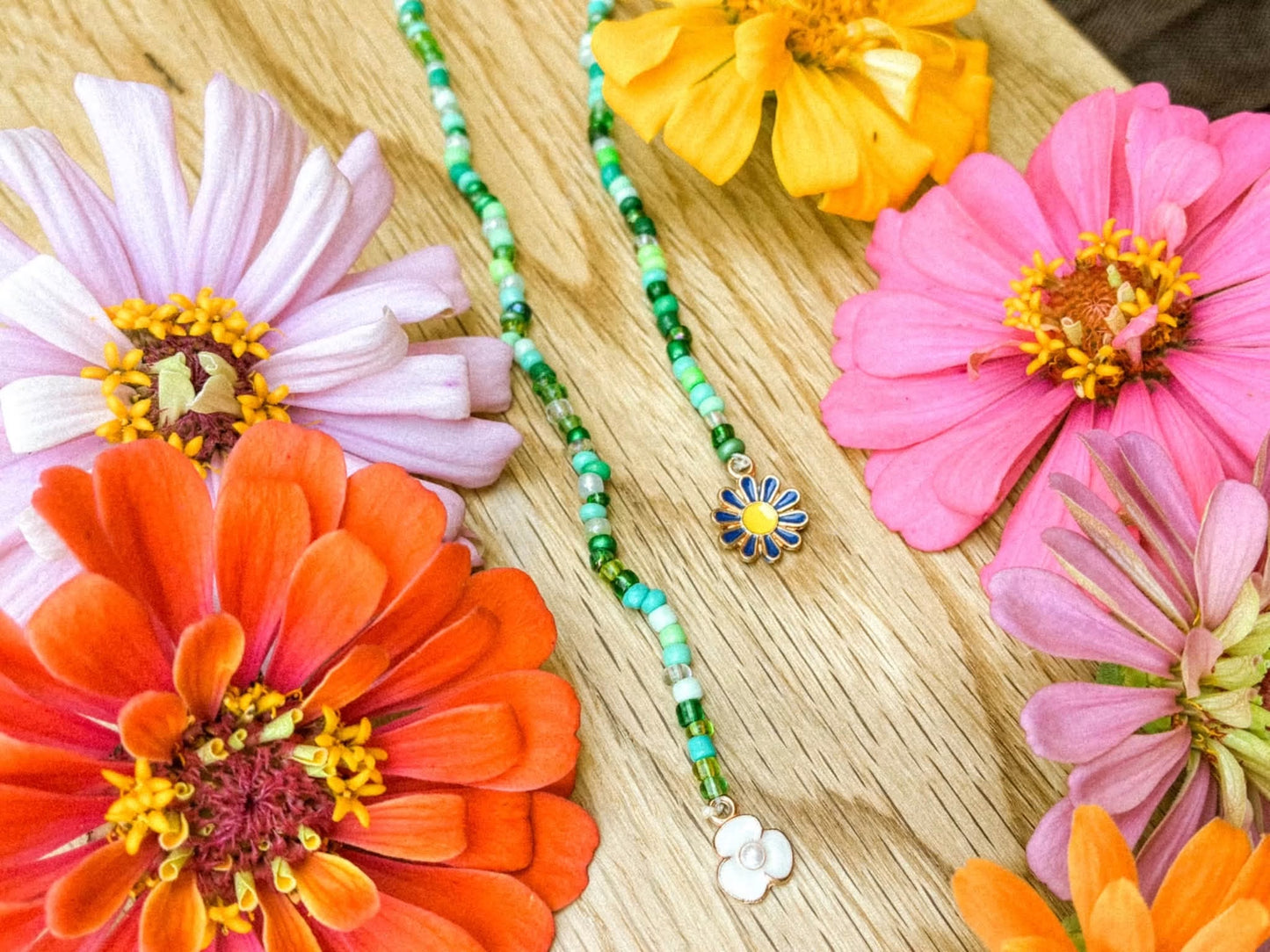 Spring Beaded Bookmark