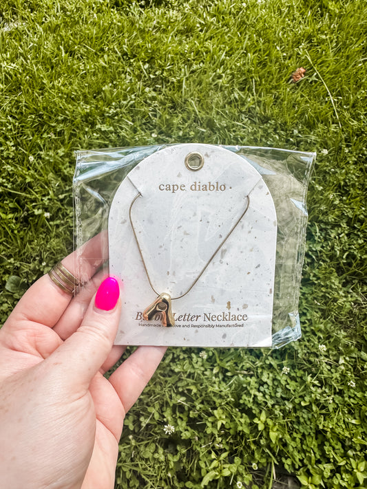 Bubble Letter Necklace