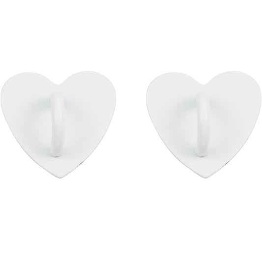 white metal charms