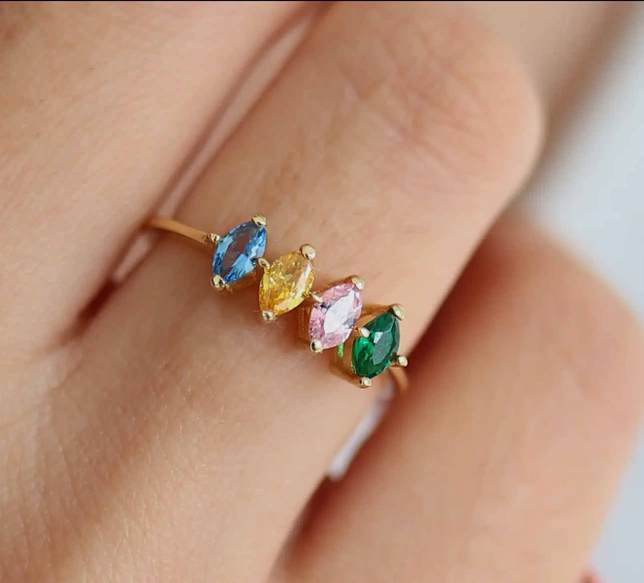 MOTHER’s DAY PREORDER- Birthstone Rings