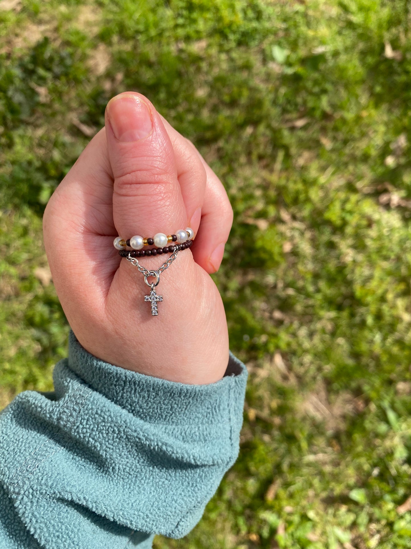 beaded rings