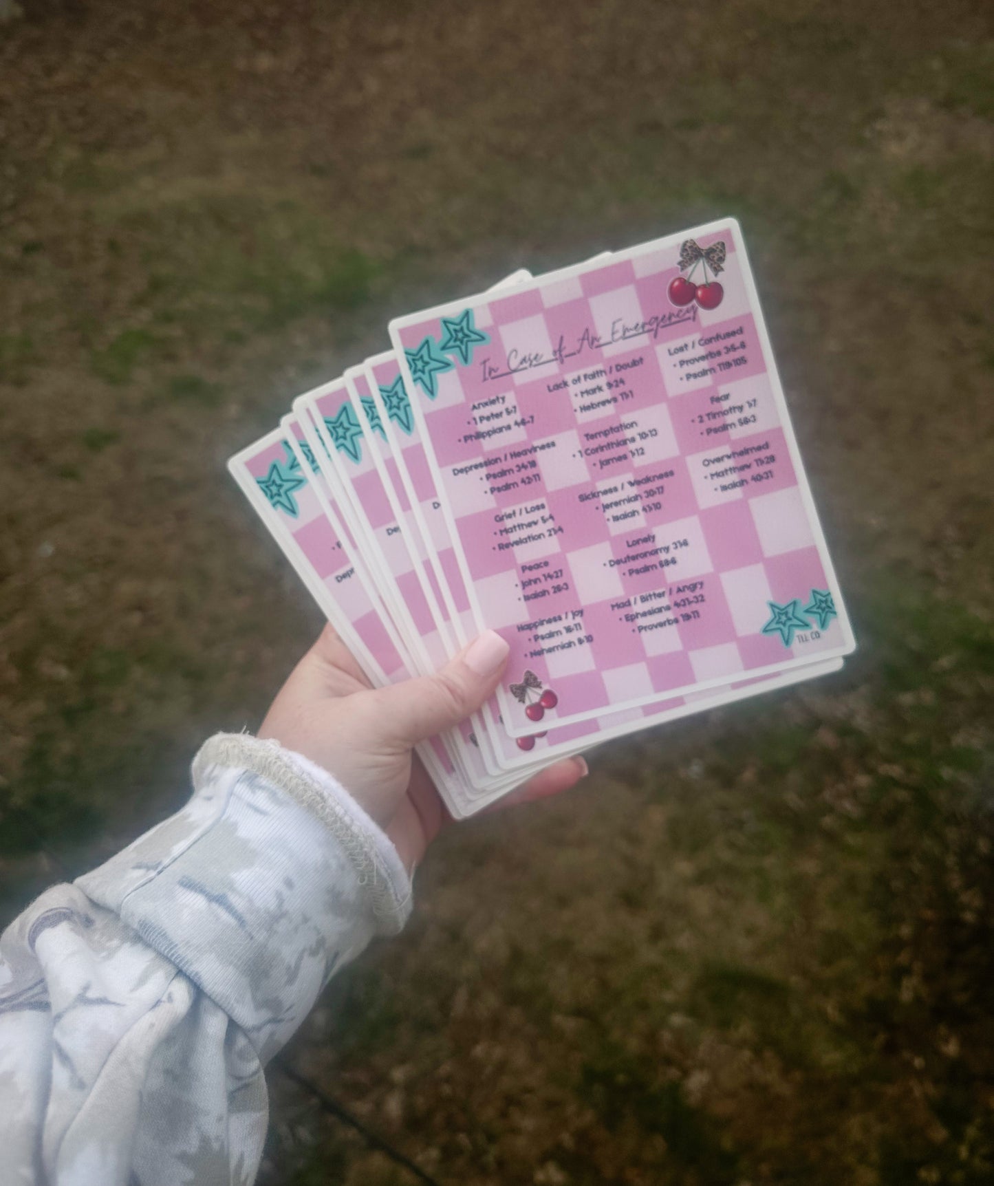 In Case Of Emergency Stickers